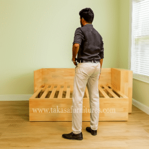 SOFA CUM FRONT MOVABLE BED