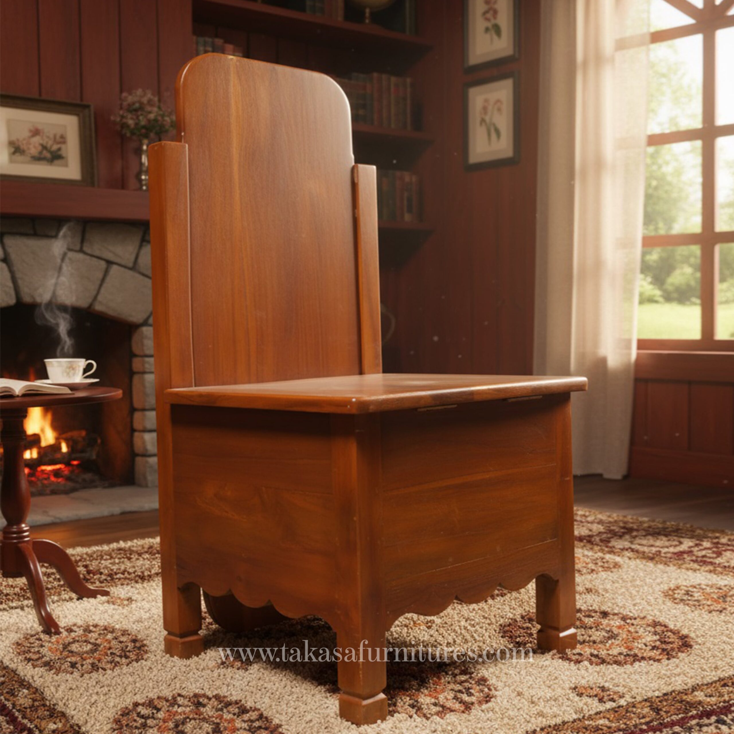 Chair with Ironing Facility with Designed Legs