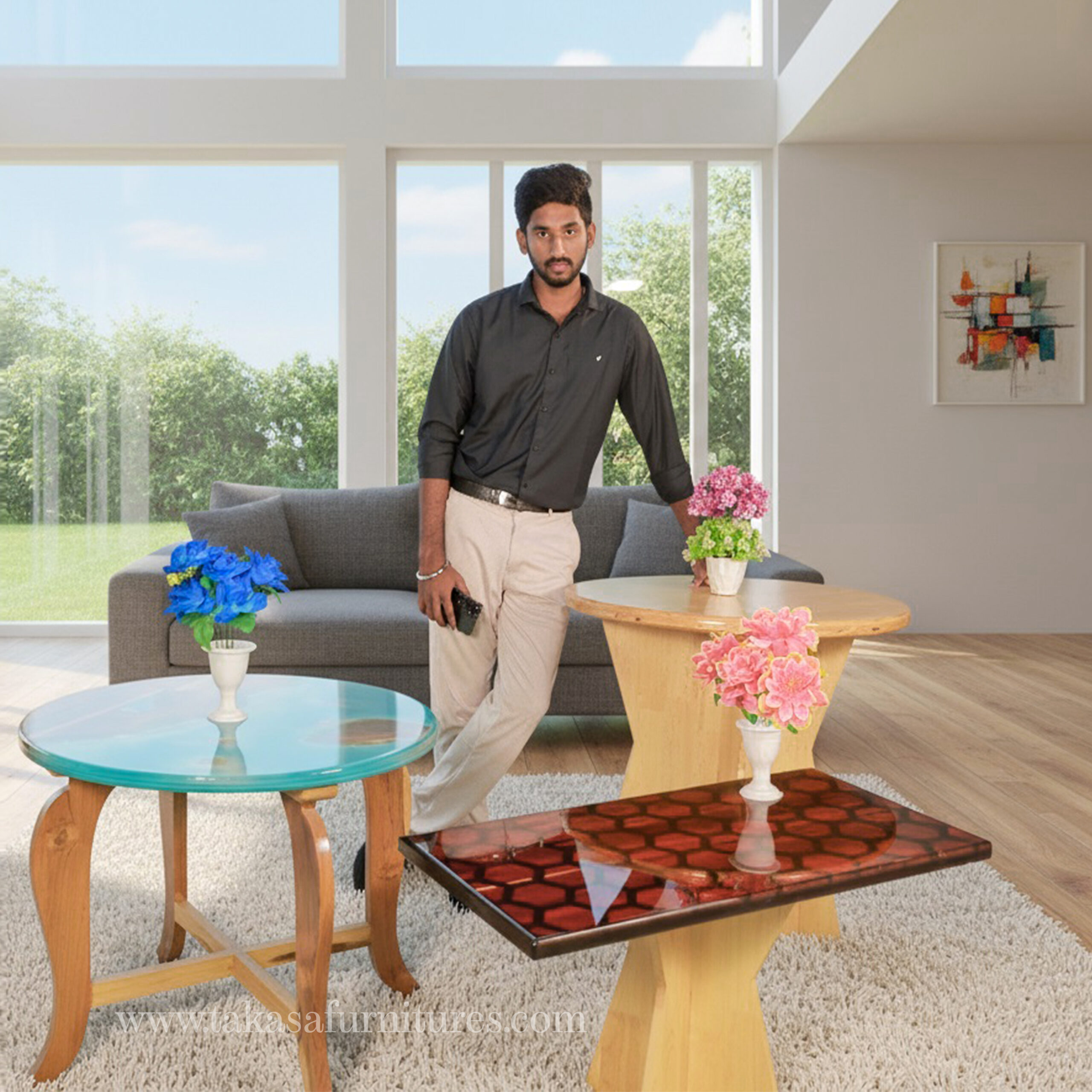 3-Piece Premium Table Combo Set - Image 2